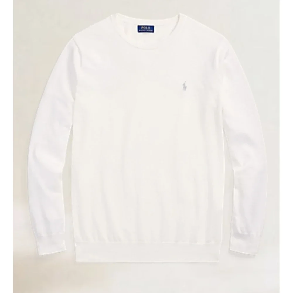 Polo Ralph Lauren White Terry Raglan Pullover Sweatshirt Men's Size 3XB NWT